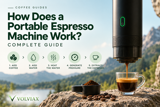 How a portable espresso machine works by Volviax